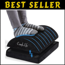 Load image into Gallery viewer, Ergonomic Large Foot Stool – Adjustable Height for Desk &amp; Gaming Chair Relief