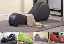 Load image into Gallery viewer, Stylish Midnight Black Chaise Lounge - Modern Accent for Relaxation &amp; Meditation