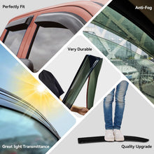 Load image into Gallery viewer, Easy Stick-On Window Rain Guards for 2009-2018 Dodge Ram 1500 Crew Cab