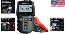 Load image into Gallery viewer, Reliable Digital Auto Battery Tester for Quick Health Checks - Portable Design
