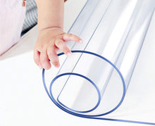 Load image into Gallery viewer, Heat-Resistant Wipeable Clear Table Topper Cover 48" x 60" for All Occasions