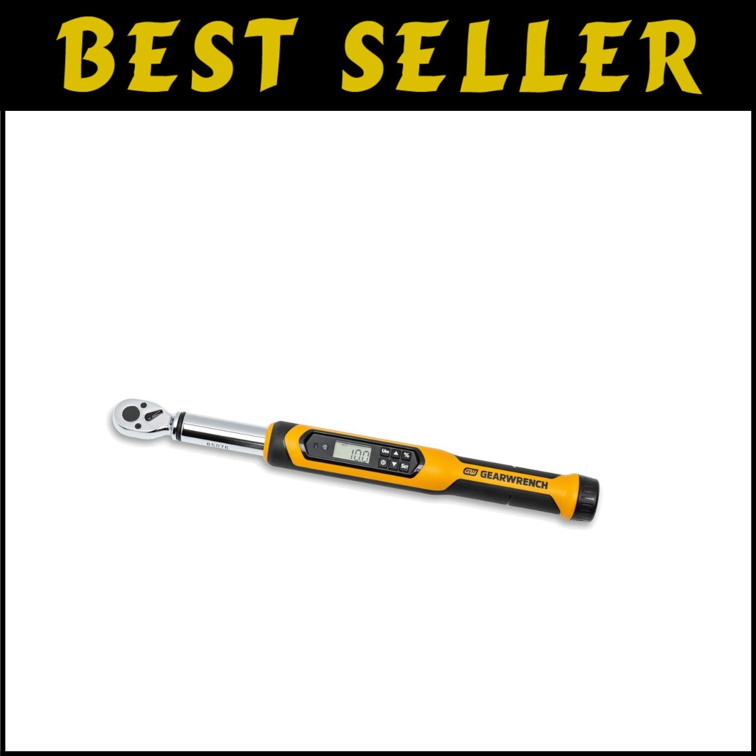 Compact 3/8 Drive Electronic Torque Wrench - Smart Alerts & Lightweight Design