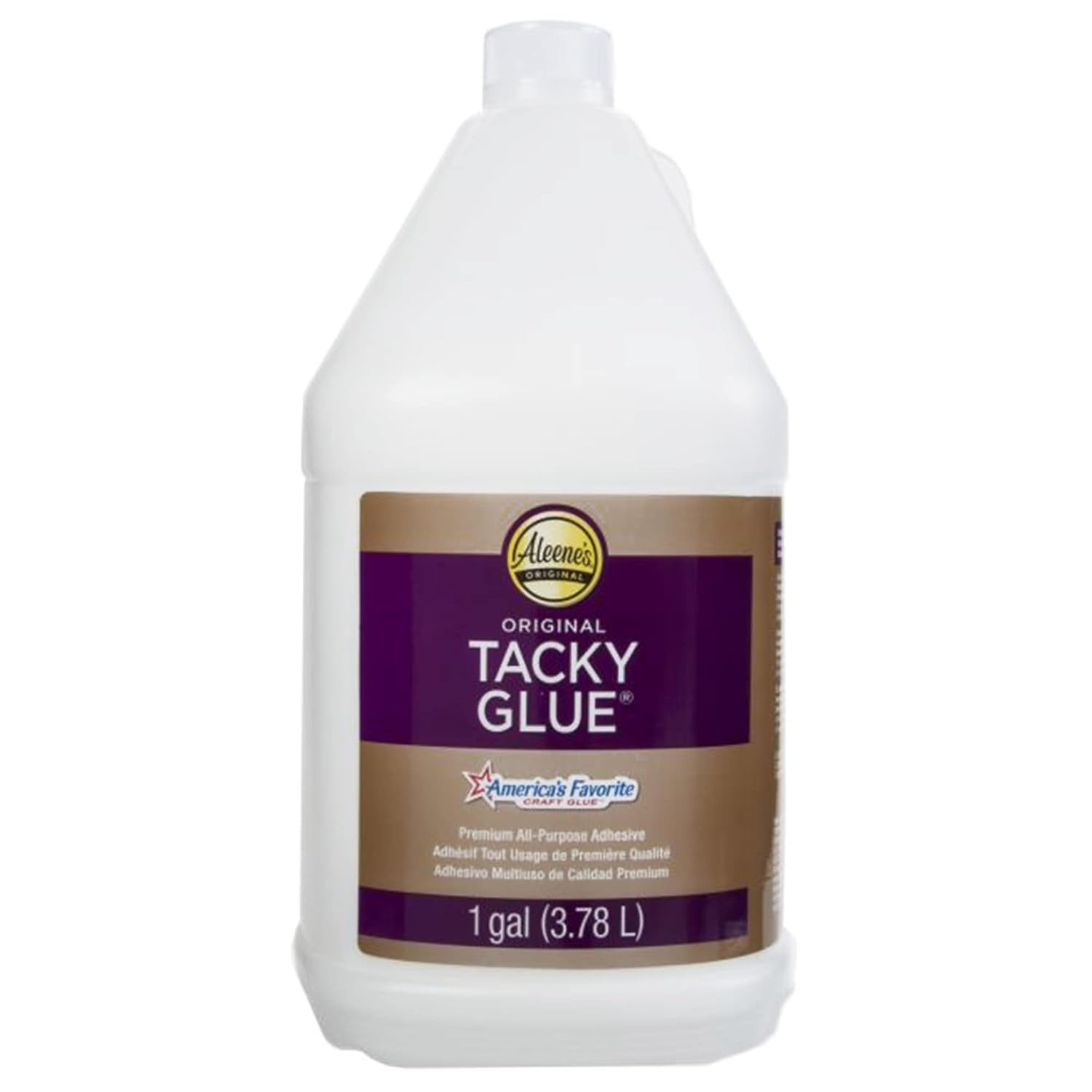 128 Oz Tacky Glue - Heavy-Duty Adhesive for School, Wall Repair, and Crafts