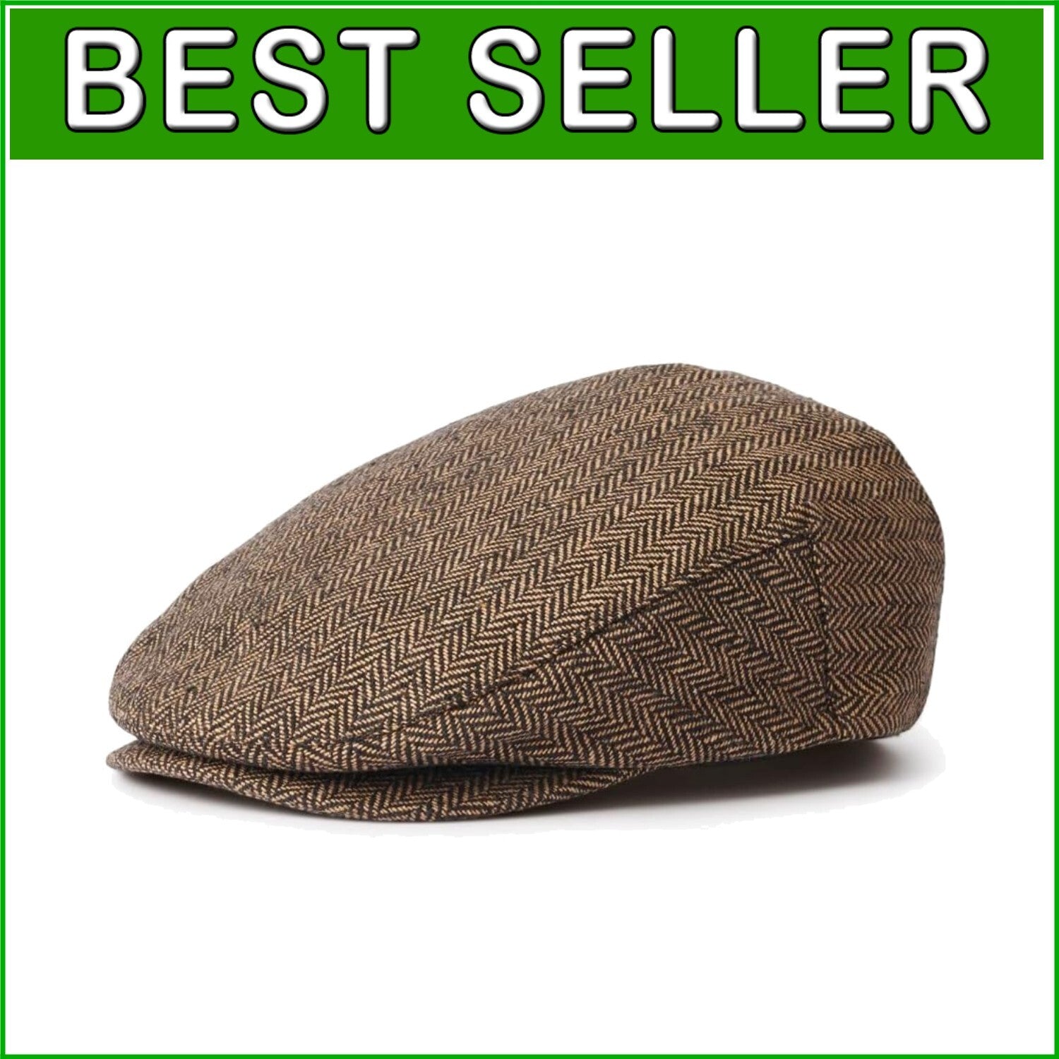 Classic Men’s Hooligan Driver Cap – Stylish Snap Brim with Unique Lining
