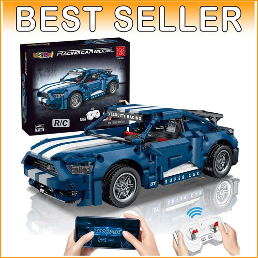 Build Your Own Remote Control Car Kit - 952 Piece STEM Project for Kids 8-12