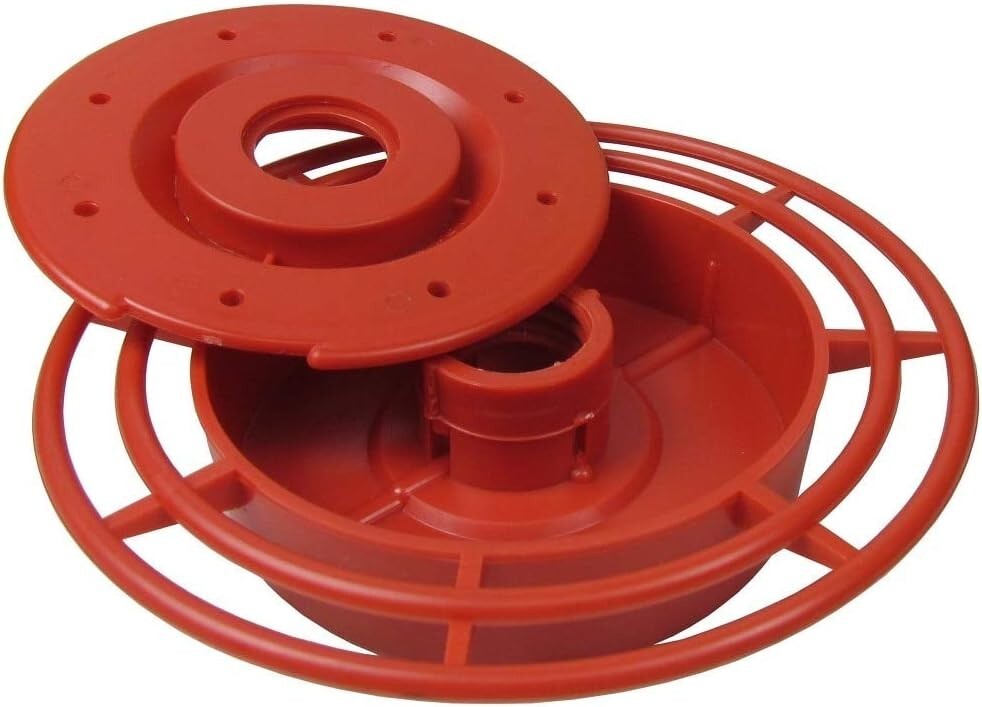 Elegant 2 Pack 32 Oz. Glass Hummingbird Feeders with 8 Ports and Hanging Hooks