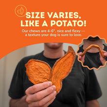 Load image into Gallery viewer, Healthy Sweet Potato Chews for Dogs - Grain-Free, Vegetarian Treats - 2 lb Pack