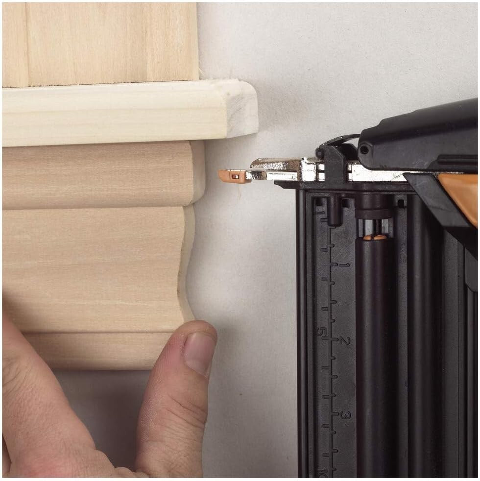 Versatile 18GA Pneumatic Nailer Kit with Selectable Trigger and No-Mar Tips