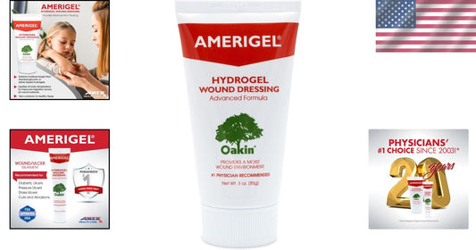 Hydrogel Wound Dressing 3 oz - Gentle, Moisture-Rich Healing for Skin Issues
