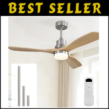 Load image into Gallery viewer, Low Profile 52-Inch Ceiling Fan - Remote Control, Energy-Saving &amp; Stylish Design