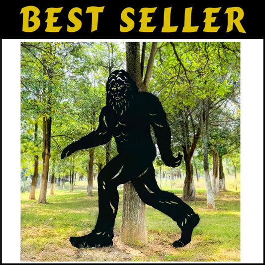 7.4ft Life-Size Bigfoot Metal Outdoor Decor for Garden - Unique Gift Idea