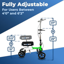 Load image into Gallery viewer, GO Portable Knee Scooter - Foldable Knee Walker for Foot Surgery Recovery