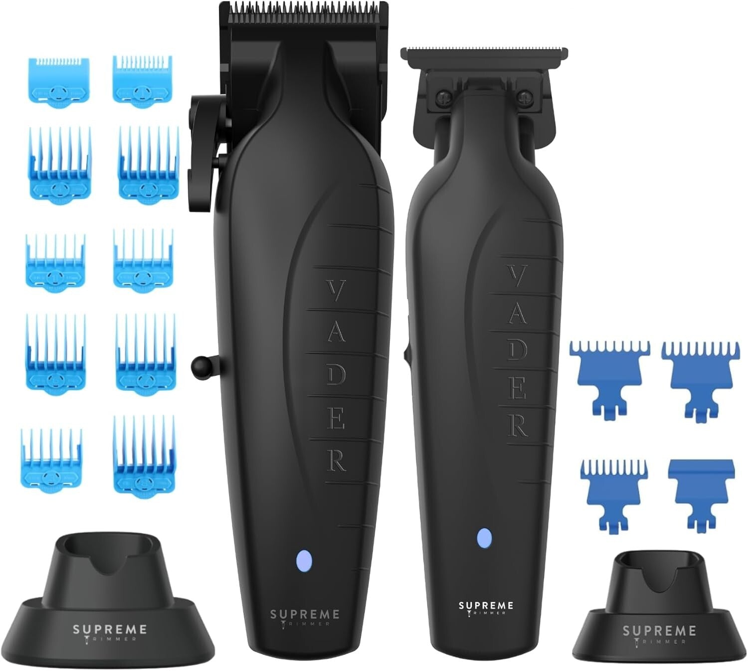 Cordless Clipping & Trimming Kit with Long-lasting DLC Blades - Black Elegance