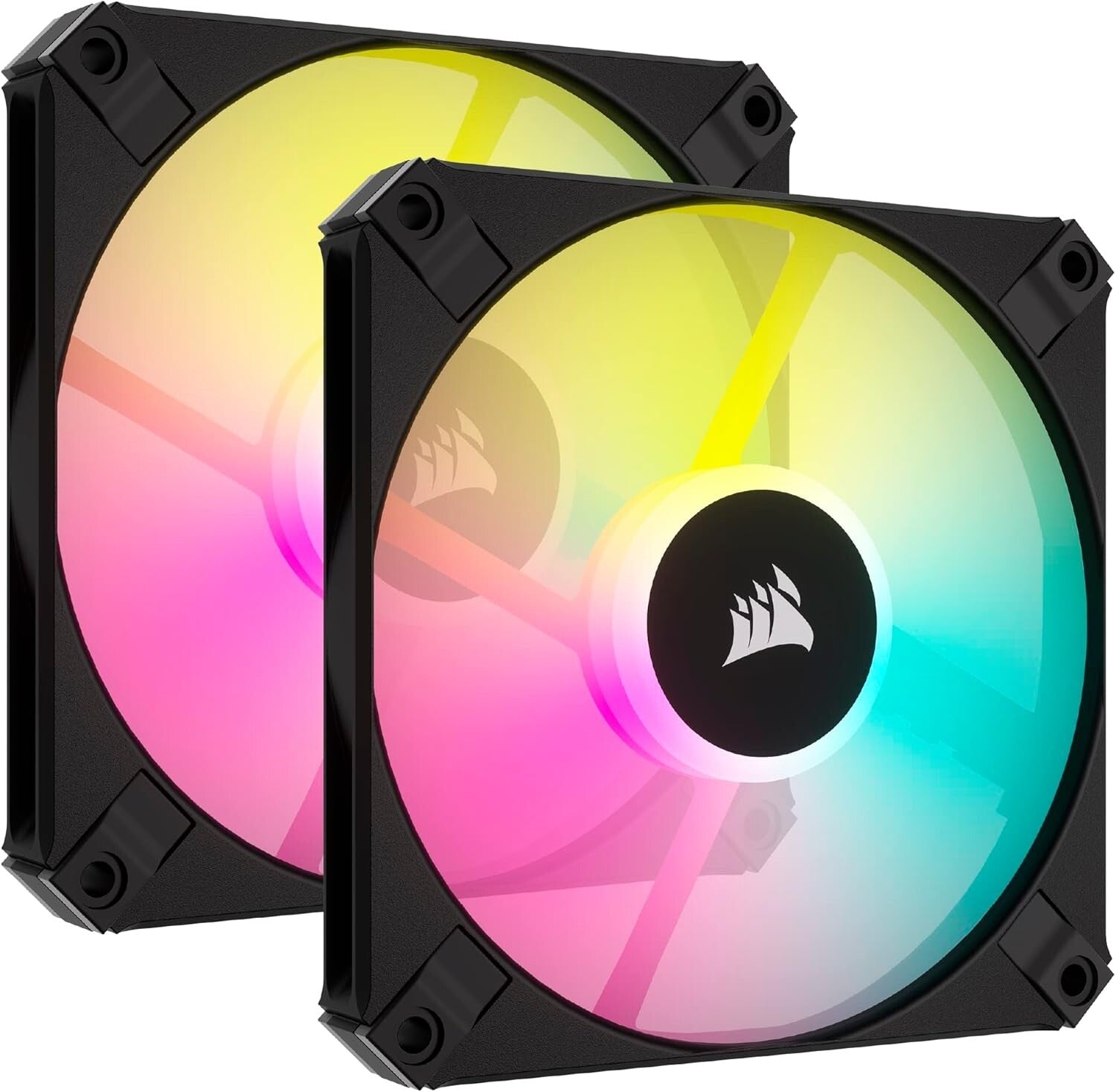 Compact AF120 RGB Slim 120mm PWM Fan Kit - Low Noise & Stunning RGB Lighting