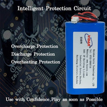 Load image into Gallery viewer, 6600mAh 3.7V Rechargeable Li-ion Battery with JST Plug - Real Capacity Assurance