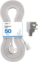 Load image into Gallery viewer, 14 Gauge 50ft Appliance Extension Cord with 90-Degree Angle Plug – Indoor Use