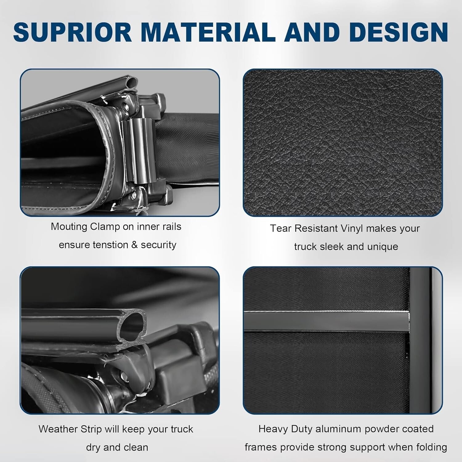 Custom Fit Soft Truck Tonneau Cover for 1988-2006 Silverado/GMC 6.5 FT Fleetside