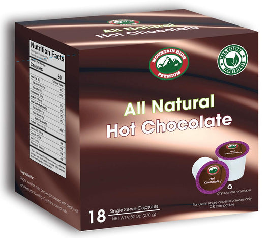 Deliciously Creamy 72 Count Milk Chocolate Hot Chocolate Pods - Family Treat