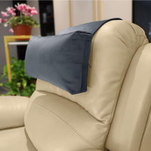 Load image into Gallery viewer, Adjustable Velvet Headrest Pillow - Non-Slip Neck Support for Recliners in Gray