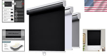 Load image into Gallery viewer, UV-Blocking Cordless Roller Shades - 25" W x 72" H, Perfect for Indoor &amp; Outdoor