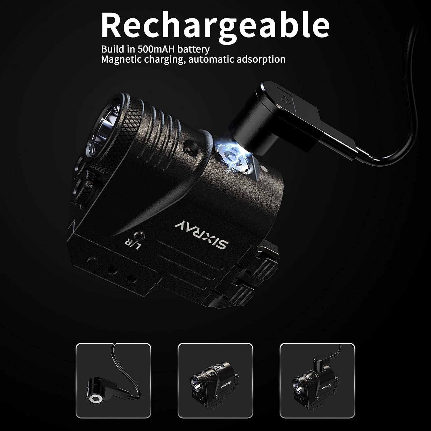 Versatile Picatinny Mount Laser Combo: 500 Lumen Brightness & Easy Setup