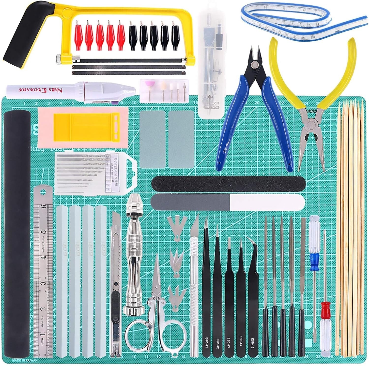 Complete 87PC Modeler Tool Set for Gundam & Plastic Models – Easy Storage