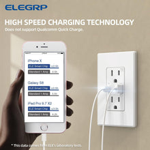 Load image into Gallery viewer, Tamper Resistant USB Outlets with Dual Ports - Easy Install 6 Pack, Matte White