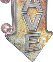 Load image into Gallery viewer, Battery-Powered Double-Sided Man Cave LED Sign with Vintage Charm, 26”x8”