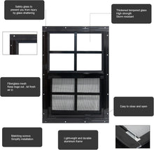 Load image into Gallery viewer, Versatile 2-Pack Sliding Windows for Sheds, Playhouses &amp; Garages - Easy Install