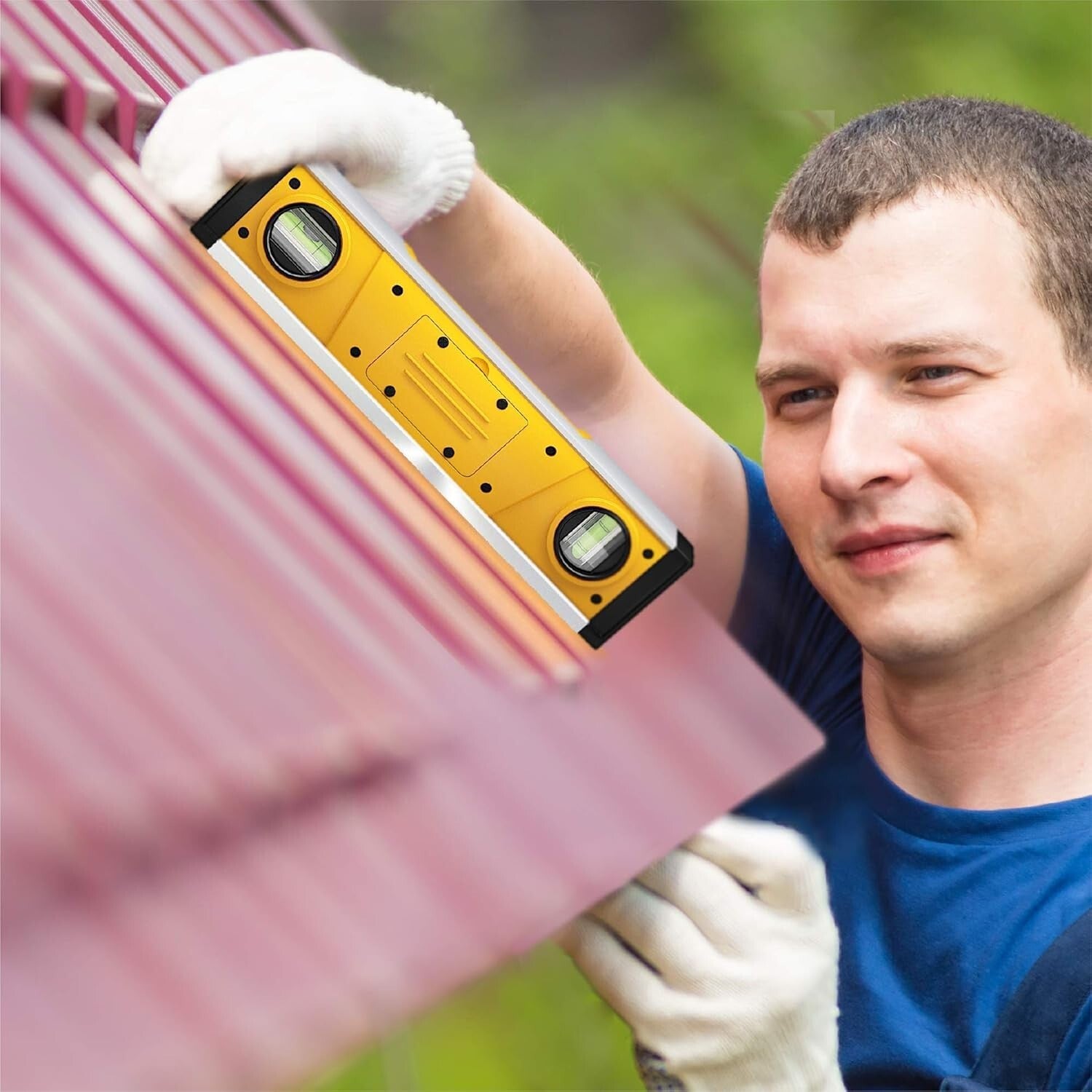 Precision Digital Level - 10-Inch with LCD & 8 Angle Storage for Contractors