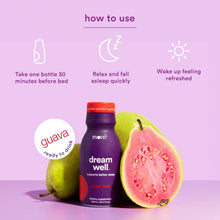Load image into Gallery viewer, Guava Flavored Dream Well Sleep Aid: 5MG Melatonin, Vegan &amp; Natural - 24 Bottles