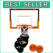 Load image into Gallery viewer, Pro-Style Mini Basketball Hoop for Door: Quick Ball Return &amp; Foam Balls Included