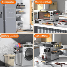 Load image into Gallery viewer, Customizable Magnetic 2-Tier Spice and Utility Rack with Strong Magnetic Hold