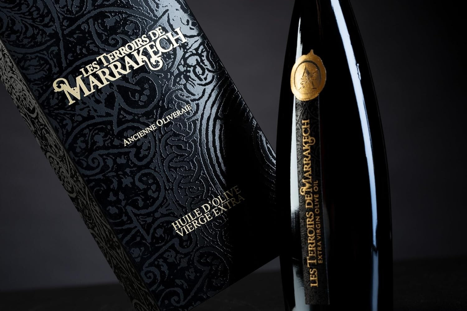 Gourmet Extra Virgin Olive Oil Gift Box - Organic Moroccan Cold-Pressed 500ml