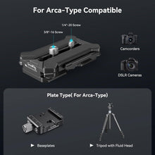 Load image into Gallery viewer, Portable Quick Release Plate with Foldable Support for Lenses Up to 5.9in