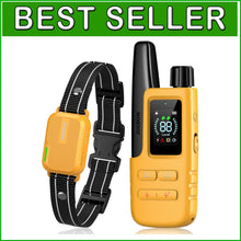 Load image into Gallery viewer, Humane Yellow Shock Collar for Dogs - 4 Training Modes, Waterproof &amp; Lightweight