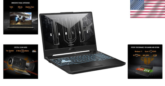 High-Performance TUF Gaming A15: 15.6" FHD 144Hz Display with RTX 2050 & Ryzen 5