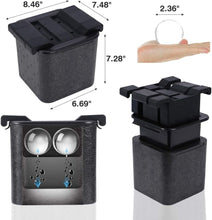 Load image into Gallery viewer, Crystal Clear Ice Ball Maker: 4 Large 2.5” Spheres for Whiskey and Cocktails