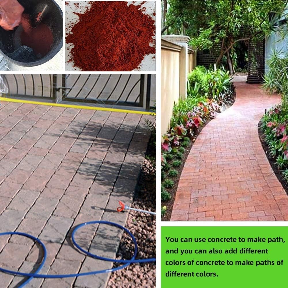 Lightweight Reusable Concrete Mold for Elegant Garden Pathways - 19.7" Square
