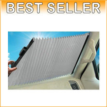 Load image into Gallery viewer, Premium 23'' Reflective Auto Sunshade for Sun Protection - Fast One-Handed Use
