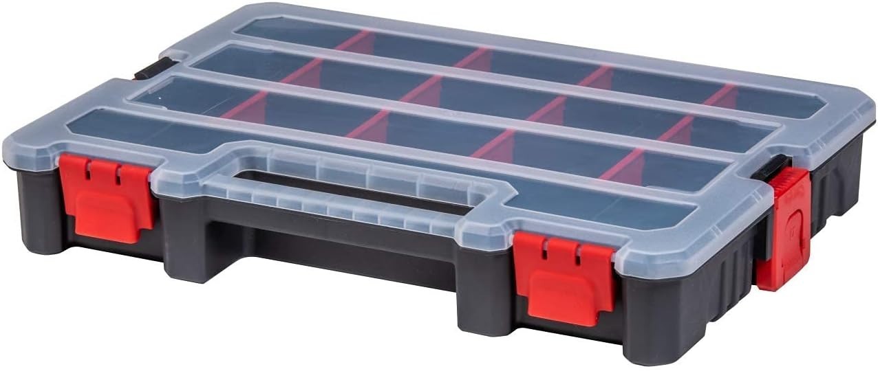 Durable 2-Pack Organizer Box for Small Tools - Water Repellent Storage Solution