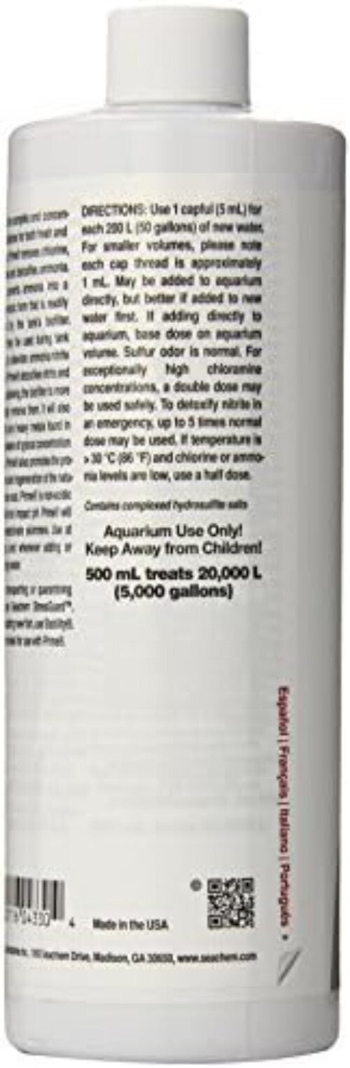 Aquarium Dechlorinator 1000ml - Promotes Natural Slime Coat & Fish Health