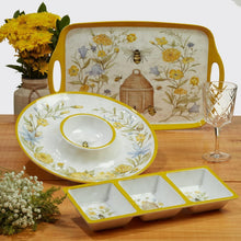 Load image into Gallery viewer, Charming Bee &amp; Floral 12-Piece Melamine Set for Spring &amp; Summer Entertaining