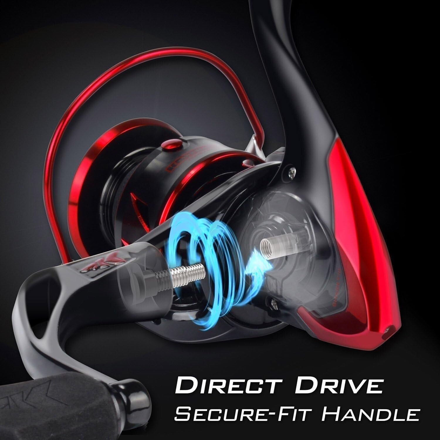 Sharky III Carbon Fiber Fishing Reel - 39.5 lbs Max Drag - Ambidextrous Spinning