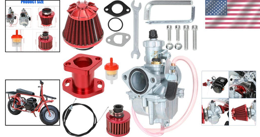 VM22 Carburetor Intake Kit for Predator 212cc - Go-Kart & Mini Bike Upgrade