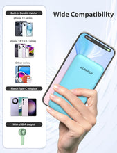 Load image into Gallery viewer, 10000mAh Portable Charger with Built-in Cables &amp; AC Wall Plug - Fast Charging