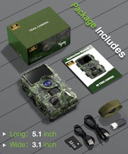 Load image into Gallery viewer, Premium 4K Game Camera - 130° Wide-Angle, No Glow Infrared for Clear Night Shots