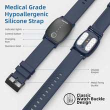 Load image into Gallery viewer, Explore Navy Blue Waterproof Anti-Nausea Wristband - Adjustable Intensity Relief
