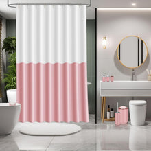 Load image into Gallery viewer, Stylish 22-Piece Pink Bathroom Accessories Set: Includes Shower Curtain &amp; Hooks