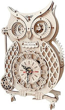 Load image into Gallery viewer, 3D Wooden Animal Puzzle Kit - Create a Functional Desk Clock &amp; Art Piece